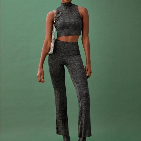 Reformation Griffith Two Piece Metallic Set - Picture 1 of 3